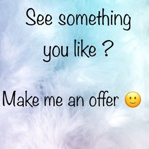 Reasonable offers are welcome 🙂☺️